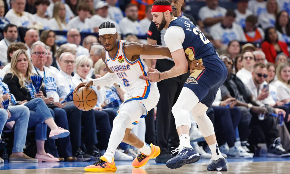 okc thunder vs new orleans pelicans stats